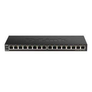 Switch cu 16 porturi D-Link DGS-1016S, 32 Gbps, 8.000 MAC, fara management imagine
