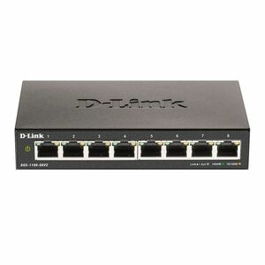 Switch cu 8 porturi D-Link DGS-1100-08V2, 16 Gbps, 11.9 Mpps, 4.000 MAC, cu management imagine