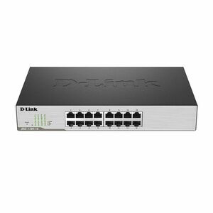 Switch cu 16 porturi D-Link DGS-1100-16, 32 Gbps, 23.81 Mpps, 8.000 MAC, cu management imagine