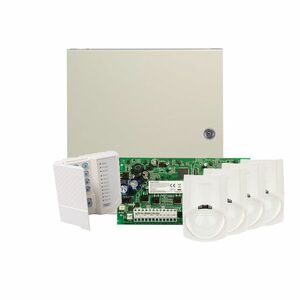 Sistem alarma antiefractie DSC PC1616+4XLC-100PCI, 2 partitii, 6 zone, 48 utilizatori, 4 detectori imagine