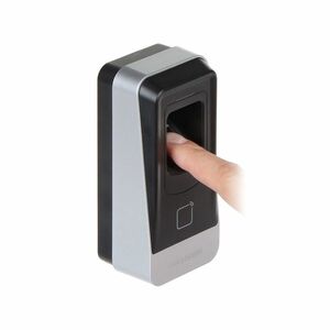 Cititor biometric Hikvision DS-K1201MF, Mifare, card/amprenta, 5.000 amprente imagine