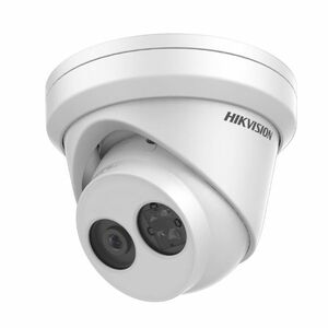 Camera supraveghere IP Dome Hikvision DarkFigther DS-2CD2345FWD-I, 4 MP, IR 30 m, 2.8 mm, slot card, PoE imagine