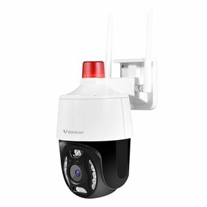 Camera supraveghere wireless IP WiFi PT Vstarcam CS668, 3 MP, IR/lumina calda 30 m, 3.6 mm, slot card, microfon, auto-tracking imagine