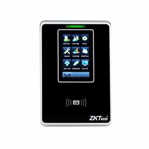 Cititor de proximitate pentru prezenta RFID ZKTeco TA-SC705ZMM-2-W, WiFi, Mifare, 13.56 MHz, ecran 3 inch, 10.000 carduri, 100.000 evenimente, PoE imagine