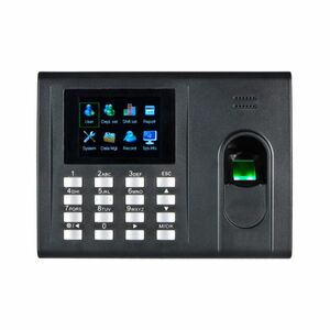 Controler de acces IP biometric ZKTeco TA-UA130ZLM-1, ecran 2.8 inch, parola, 500 amprente, 1.000 carduri, 50.000 evenimente imagine