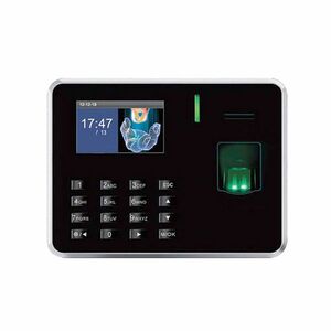 Controler de acces IP biometric ZKTeco TA-UA150ZLM-1, ecran 2.8 inch, parola, 500 amprente, 1.000 carduri, 50.000 evenimente imagine