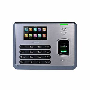 Controler de acces IP biometric ZKTeco TA-UA400ZMM-1, ecran 3 inch, parola, 3.000 amprente, 10.000 carduri, 100.000 evenimente imagine