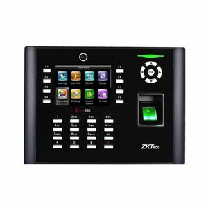 Controler de acces biometric IP ZKTeco TA-ICLOCK-680ZMM-1, ecran 3.5 inch, parola, 8.000 amprente, 10.000 carduri, 200.000 evenimente imagine