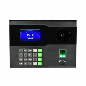 Controler de acces IP biometric ZKTeco TA-P260-1, ecran 2.8 inch, parola, 600 palme, 3.000 amprente, 10.000 carduri, 100.000 evenimente imagine