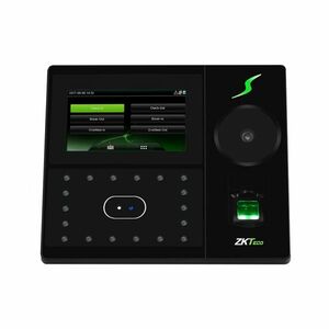Controler de acces IP biometric ZKTeco TA-PFACE-202B-1, ecran 4.3 inch, 600 palme, 2.000 amprente, 1.200 fete, 10.000 carduri, 100.000 evenimente imagine