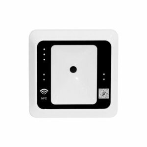 Cititor de proximitate RFID ZKTeco ACC-ER-QR500-W, Wiegand, Mifare, 13.56 MHz, cod QR, NFC, interior imagine