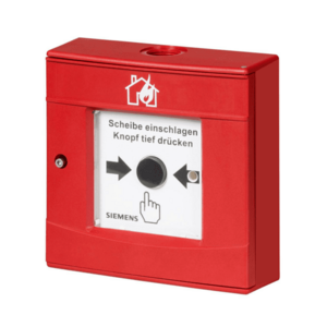 Buton de incendiu adresabil Siemens KIT-FDME223, reset prin cheie, FDnet/C-NET, rosu imagine