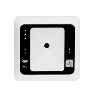 Cititor de proximitate RFID ZKTeco ACC-ER-QR50WE, Wiegand, EM, 125 KHz, cod QR, NFC, interior imagine