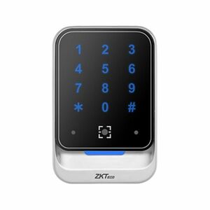 Cititor de proximitate RFID cu tastatura ZKTeco ACC-ER-QR600-HK-1, EM, cod PIN, 125 KHz, cod QR, interior/exterior imagine
