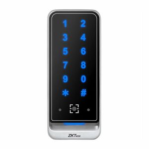 Cititor de proximitate RFID cu tastatura ZKTeco ACC-ER-QR600-VK-1, EM, cod PIN, 125 KHz, cod QR, interior/exterior imagine