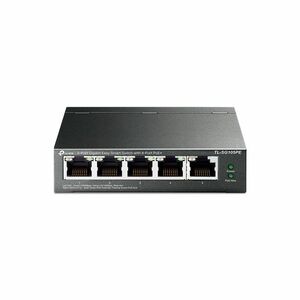 Switch 5 porturi Gigabit TP-Link TL-SG105PE, 10 Gbps, PoE, fara management imagine