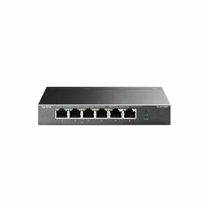 Switch 6 porturi TP-Link TL-SF1006P, 10/100 Mbps, 1.2 Gbps, PoE+, fara management imagine