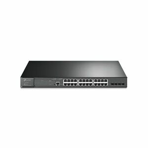 Switch 28 porturi Gigabit JetStream TP-Link TL-SG3428MP, 56 Gbps, 4x SFP, 384 W, L2/L2+, PoE+, cu management imagine