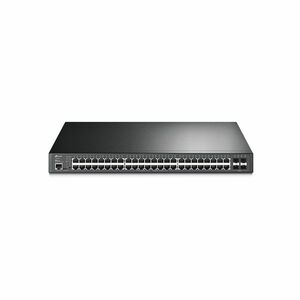 Switch 48 porturi Gigabit TP-Link TL-SG3452P, 104 Gbps, 384 W, 4x SFP, PoE+, cu management imagine