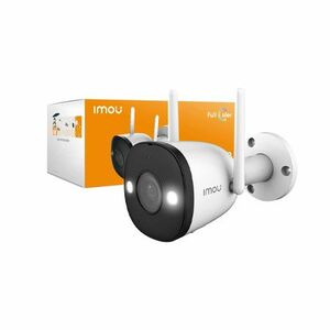 Camera supraveghere wireless IP WiFi Full Color Imou Bullet 2 Pro Active Deterrence IPC-F46FEP, 4 MP, IR/LED alb 30 m, 2.8 mm, microfon, slot card imagine