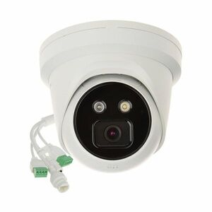 Camera supraveghere IP Dome Hikvision AcuSense DS-2CD2366G2ISUSLC, 6 MP, 2.8 mm, stroboscop, alarma auditiva, microfon, IR 30 m, PoE, slot card imagine