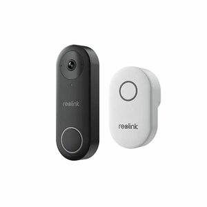 Sonerie video wireless Reolink Video Doorbell WiFi, 2K, slot card, night vision, vizualizare de pe telefon, detectie miscare imagine
