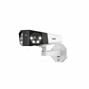 Camera supraveghere IP exterior Reolink Duo 2 PoE, 8MP, unghi vizual 180 grade, slot card, lumina alba/IR 30 m, detectie oameni/vehicule, microfon, difuzor imagine