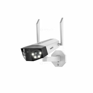 Camera supraveghere IP exterior Reolink Duo WiFi W730, 8MP, unghi vizual 180 grade, slot card, lumina alba/IR 30 m, detectie oameni/vehicule, microfon, difuzor imagine