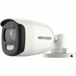 Camera supraveghere exterior Hikvision ColorVu DS-2CE10HFT-E, 5 MP, lumina alba 20 m, 3.6 mm, PoC imagine