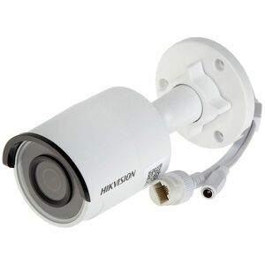 Camera supraveghere exterior IP Hikvision DarkFigther DS-2CD2045FWD-I, 4 MP, IR 30 m, 2.8 mm, slot card, PoE imagine