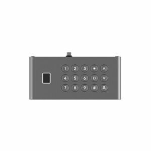 Cititor biometric de exterior cu tastatura Hikvision DS-KDM9633-FKP, 5000 amprente, cod pin imagine