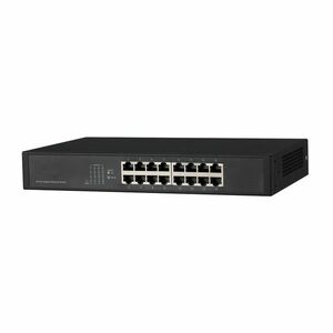 Switch cu 16 porturi Dahua PFS3016-16GT, 8000 MAC, 23.8 Mbps, fara management imagine