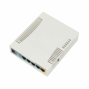 Acces Point wireless MikroTik RB951UI-2HND, 5 porturi, 2.4 GHz, 300 Mbps, PoE pasiv imagine