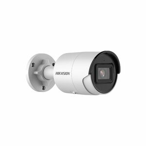 Camera supraveghere de exterior IP Hikvision AcuSense DarkFighter DS-2CD2066G2-IU(2.8MM)(C), 6MP, IR 40 m, 2.8 mm, slot card, microfon, PoE imagine