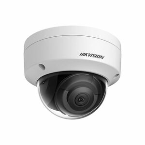 Camera supraveghere de interior IP Dome Hikvision Acusense DS-2CD2126G2-ISU(4MM)(D), 2MP, IR 30 m, 4 mm, slot card, microfon, PoE imagine