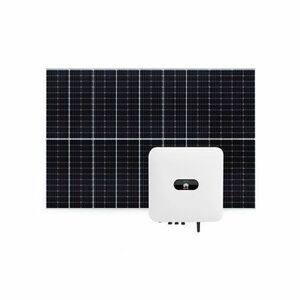 Sistem fotovoltaic 3 kW, invertor monofazat Hibrid WiFi si 7 panouri Canadian Solar, 120 celule, 455 W imagine
