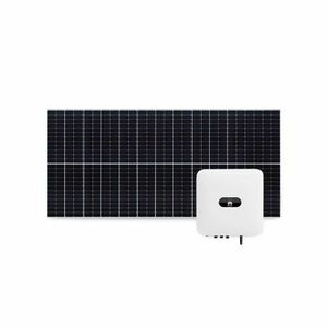 Sistem fotovoltaic 5 kW, invertor monofazat Hibrid WiFi si 11 panouri Canadian Solar, 120 celule, 455 W imagine