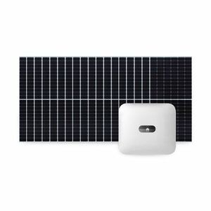 Sistem fotovoltaic 8 kW, invertor trifazat On Grid WiFi si 18 panouri Canadian Solar, 120 celule, 455 W imagine