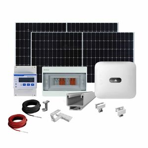 Sistem fotovoltaic complet 8 kW, invertor trifazat On Grid WiFi si 18 panouri Canadian Solar, 120 celule, 455 W, montare pe acoperis din tigla imagine