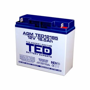 Acumulator TED AGM TED002778, 12 V, 18.5 Ah imagine
