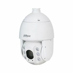 Camera supraveghere rotativa IP Speed Dome PTZ Dahua WizSense SD6C3425XB-HNR-A-PV1, 4 MP, lumina alba 50 m, IR 150 m, 4.8 - 120 mm, motorizat, PoE + suport perete, alimentator, auto tracking imagine