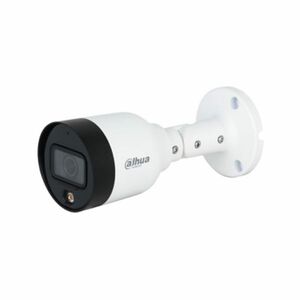 Camera supraveghere exterior IP Dahua Full Color IPC-HFW1239S-A-LED-S5, 2 MP, lumina alba 30 m, 2.8 mm, microfon, PoE imagine