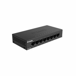 Switch cu 8 porturi Gigabit D-Link DGS-108GL, 16 Gbps, 4.000 MAC, 1.488 Mpps, fara management imagine