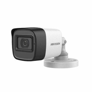 Kit Camera supraveghere exterior Hikvision DS-2CE16D0T-ITFS, 2 MP, IR 30 m, 2.8 mm, microfon + alimentator imagine