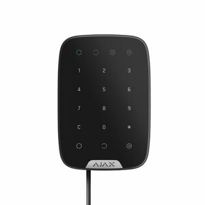 Tastatura cu touch Ajax Keypad Fibra BL, 15 taste, silent alarm, 2000 m imagine