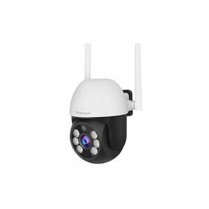 Camera de supraveghere wireless IP WiFi Speed Dome Full Color PT Vstarcam CS661, 3 MP, lumina alba/IR 25 m, slot card, microfon, detectie miscare imagine