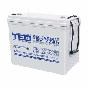 Acumulator AGM GEL TED TED003409, 12 V, 77 A imagine