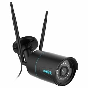 Camera supraveghere wireless IP WiFi Reolink RLC-510WA-BLACK, 5 MP, IR 30 m, 4 mm, slot card, detectie oameni/vehicule, microfon imagine
