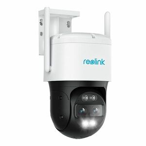 Camera supraveghere IP Speed Dome PTZ Reolink TrackMix Dual Lens, 4G LTE, 2K, 2.8 / 8 mm, IR/lumina alba 30 m, microfon, slot card, zoom x6, auto tracking imagine