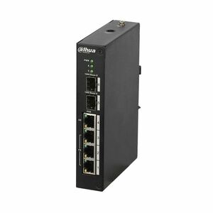 Switch cu 6 porturi Dahua PFS4206-4P-96, 6.8 Gbps, 8000 MAC, PoE, cu management imagine